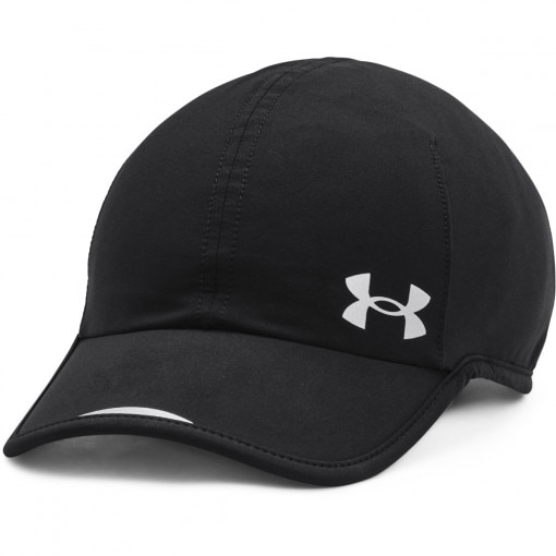 UNDER ARMOUR Damska czapka z daszkiem do biegania UNDER ARMOUR Isochill Launch Run  czarna Czarny