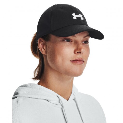 UNDER ARMOUR Damska czapka z daszkiem Under Armour  Women's UA Blitzing Adj  czarna Czarny