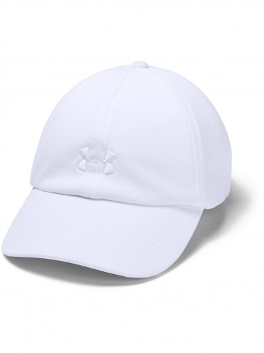 Obrazek dla: UNDER ARMOUR Damska czapka z daszkiem UNDER ARMOUR Play Up Cap  biała Biały