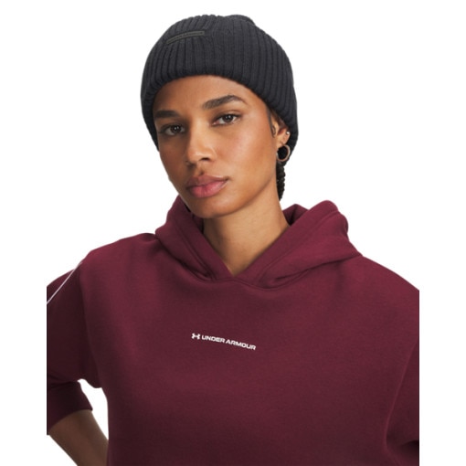 Damska czapka zimowa Under Armour W Halftime Cuff - czarna