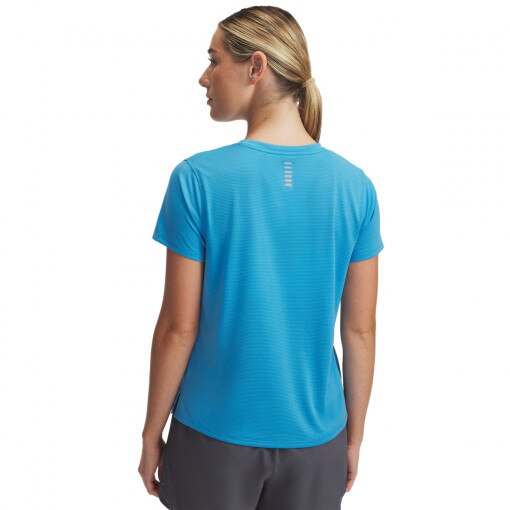 Damska koszulka do biegania Under Armour UA Launch Shortsleeve - niebieska