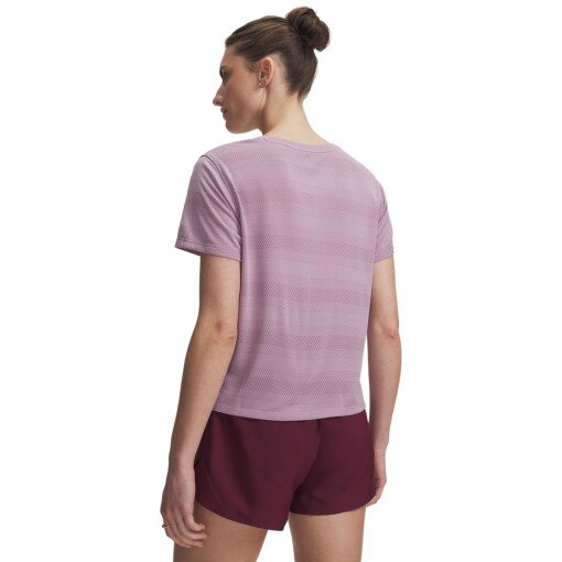 Damska koszulka do biegania Under Armour UA Velociti Shortsleeve - fioletowa