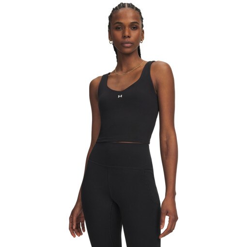 Obrazek dla: UNDER ARMOUR Damska koszulka treningowa bez rękawów Under Armour Motion Tank  czarna Czarny