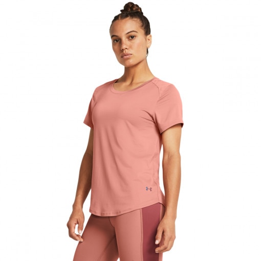 UNDER ARMOUR Damska koszulka treningowa Under Armour Rush Vent SS różowa Różowy