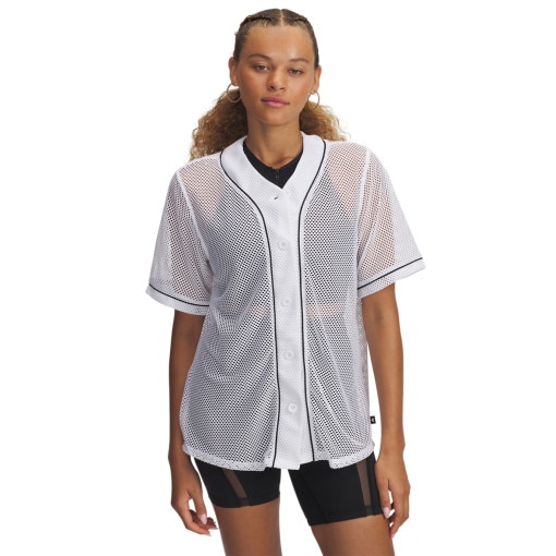 UNDER ARMOUR Damska koszulka treningowa Under Armour Sportswear Baseball Jersey  biała 100