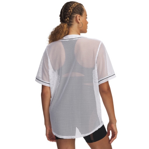 Damska koszulka treningowa Under Armour Sportswear Baseball Jersey - biała