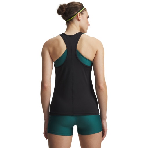 Damska koszulka treningowa Under Armour Tech Mesh Racer Tank - czarna