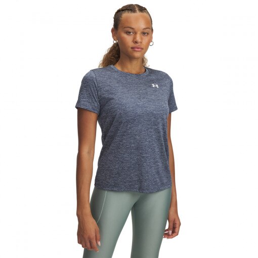 UNDER ARMOUR Damska koszulka treningowa Under Armour Tech SSC Twist niebieska Niebieski