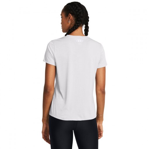 Damska koszulka treningowa Under Armour Tech SSV- Twist - szara
