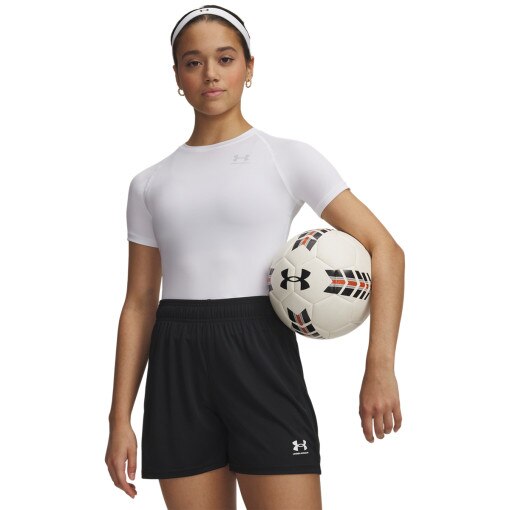 Obrazek dla: UNDER ARMOUR Damska koszulka treningowa Under Armour UA HG Authentics Comp SS  biała Biały