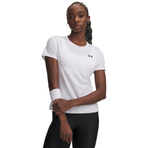 Obrazek dla: UNDER ARMOUR Damska koszulka treningowa Under Armour UA Tech Mesh  biała Biały