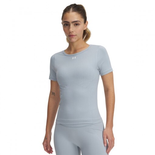 UNDER ARMOUR Damska koszulka treningowa Under Armour UA Vanish Seamless SS  niebieska Niebieski