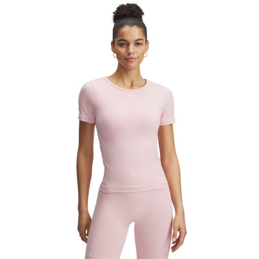 UNDER ARMOUR Damska koszulka treningowa Under Armour UA Vanish Seamless SS  różowa Różowy