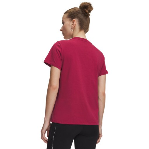 Damska koszulka z krótkim rękawem Under Armour UA W ICON FLCE GRAPHC SS - czerwona