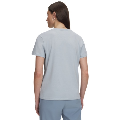 Damska koszulka z krótkim rękawem Under Armour UA W ICON FLCE GRAPHC SS - niebieska