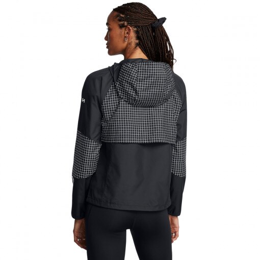 Damska kurtka do biegania Under Armour UA Launch Elite Cw Jacket - czarna