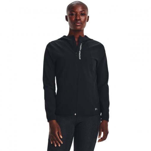 UNDER ARMOUR Damska kurtka do biegania Under Armour UA OutRun the Storm Jkt  czarna Czarny