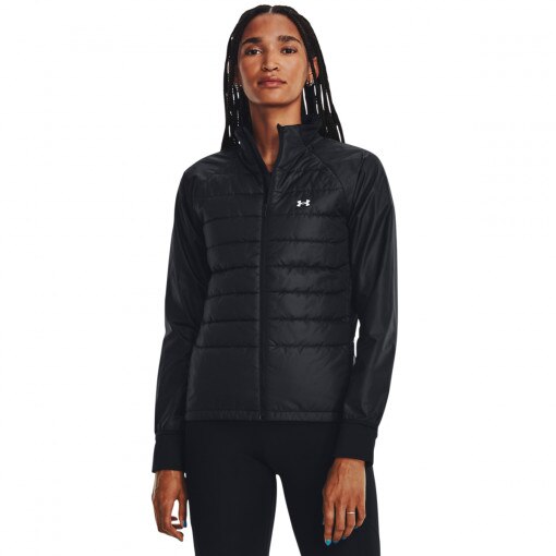 UNDER ARMOUR Damska kurtka do biegania Under Armour UA Strm Ins Run Hbd Jkt  czarna Czarny