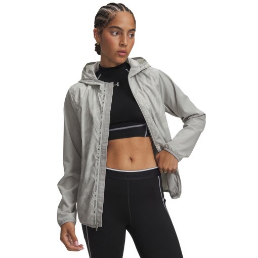 Obrazek dla: UNDER ARMOUR Damska kurtka do biegania Under Armour UA Velociti Cold Weather Storm  szara Szary