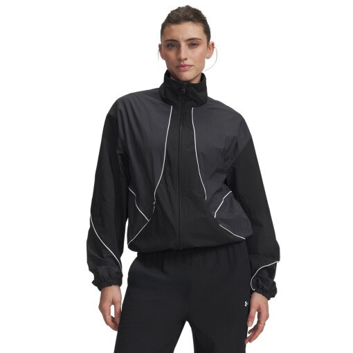 Obrazek dla: UNDER ARMOUR Damska kurtka przejściowa Under Armour Unstoppable Wvn Wind Jkt  czarna Czarny