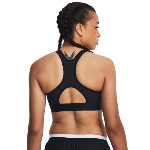 Biustonosz treningowy Under Armour UA HeatGear High - czarny