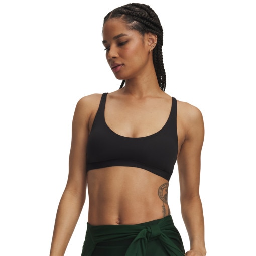 Obrazek dla: UNDER ARMOUR Damski biustonosz treningowy z niskim wsparciem Under Armour UA Motion Low Bra  czarny Czarny