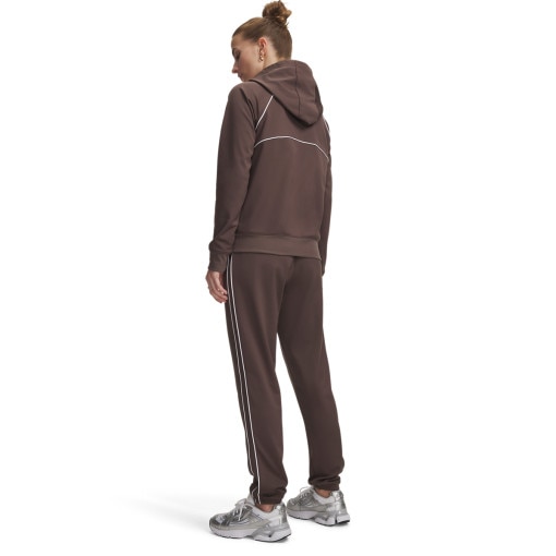 Damski dres komplet treningowy Under Armour UA Rival Tricot Tracksuit HD - brązowy