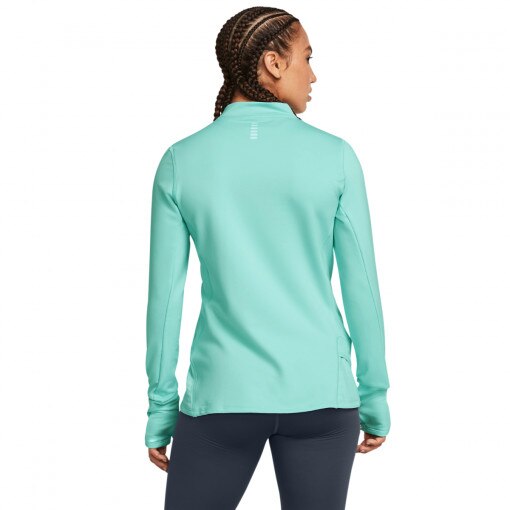 Damski longsleeve do biegania Under Armour UA Qualifier Cold LS - miętowy