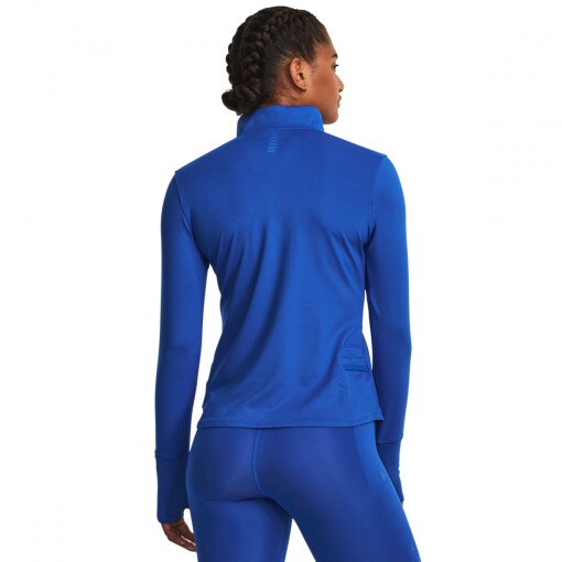 Damski longsleeve do biegania Under Armour UA Launch Pro Half Zip - niebieski