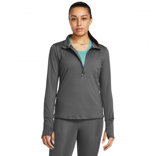 UNDER ARMOUR Damski longsleeve do biegania Under Armour UA Launch Pro Half Zip  szary Szary