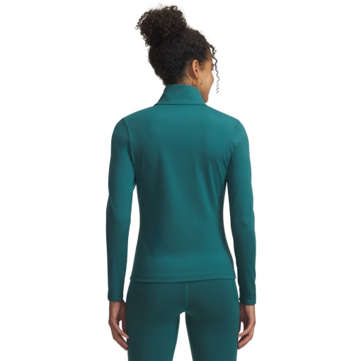 Damski longsleeve treningowy rozpinany Under Armour Motion Jacket Emea - zielony