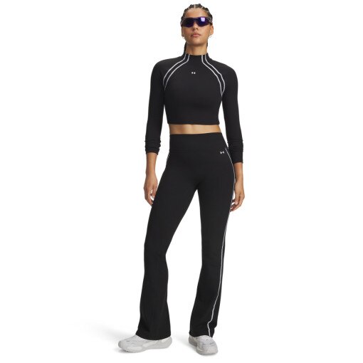 Obrazek dla: UNDER ARMOUR Damski longsleeve treningowy Under Armour Motion LS Mock  czarny Czarny