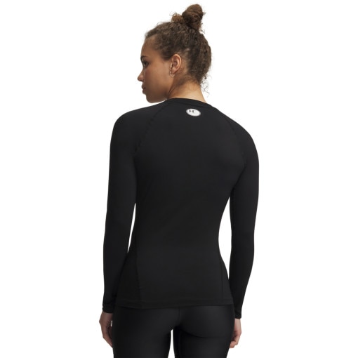Damski longsleeve treningowy Under Armour UA HG Authentics Comp LS - czarny