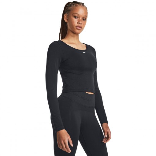 UNDER ARMOUR Damski longsleeve treningowy Under Armour UA Vanish Seamless LS czarny Czarny