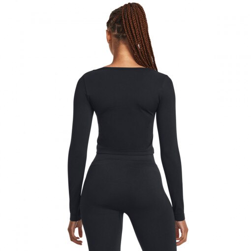 Damski longsleeve treningowy Under Armour UA Vanish Seamless LS - czarny