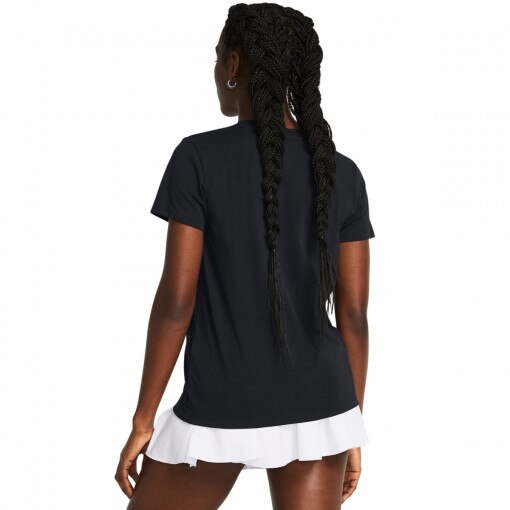 Damski t-shirt z nadrukiem Under Armour UA Rival Core SS - czarny