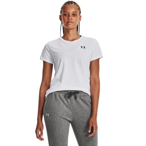 UNDER ARMOUR Damski tshirt z nadrukiem Under Armour UA W Sportstyle LC SS  biały Biały