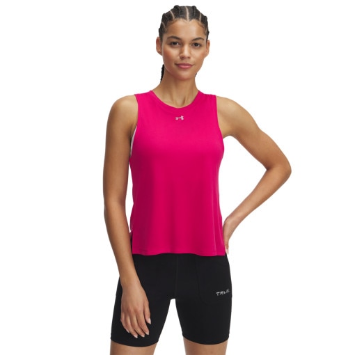 UNDER ARMOUR Damski top do biegania Under Armour UA Trail Run Tank  różowy Rożowy