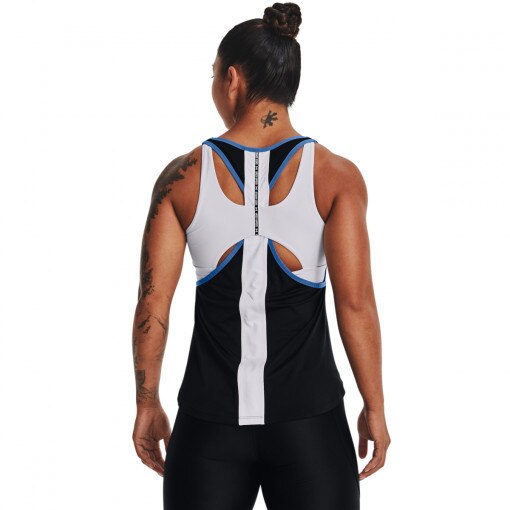 Damski top treningowy UNDER ARMOUR 2 in 1 Knockout Tank SP - czarny