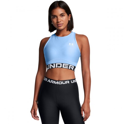 UNDER ARMOUR Damski top treningowy Under Armour Heatgear Rib Tank niebieski Niebieski