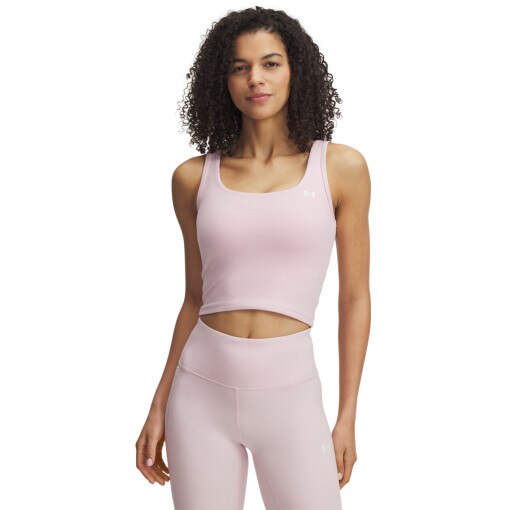 UNDER ARMOUR Damski top treningowy Under Armour Motion Tank EMEA  różowy Różowy