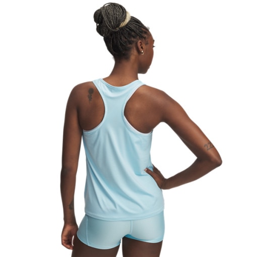Damski top treningowy Under Armour Tech Knockout Tank - niebieski