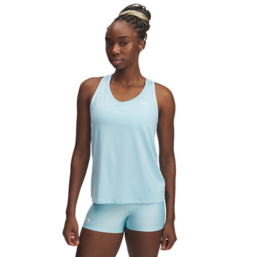 UNDER ARMOUR Damski top treningowy Under Armour Tech Knockout Tank  niebieski Niebieski