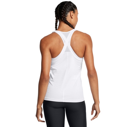 Damski top treningowy Under Armour Tech Mesh Racer Tank - biały