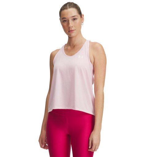 UNDER ARMOUR Damski top treningowy Under Armour Tech Swing Tank  różowy Różowy