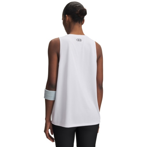 Damski top treningowy Under Armour Tech Tank Solid - biały