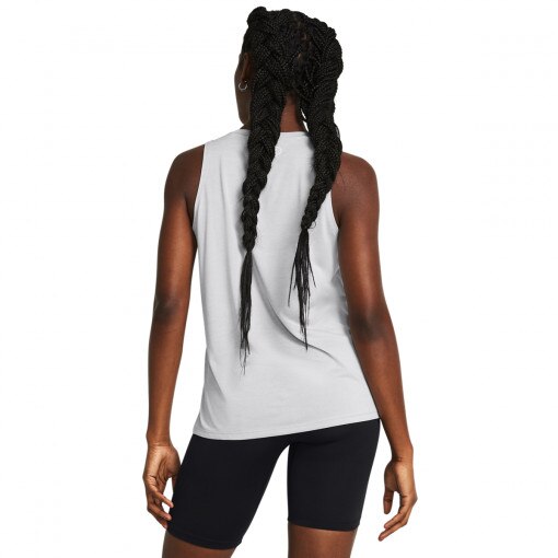 Damski top treningowy Under Armour Tech Tank Twist - szary 