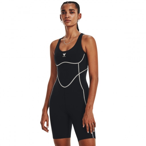 Obrazek dla: UNDER ARMOUR Damski kombinezon treningowy Under Armour Project Rock Bodysuit  czarne Czarny