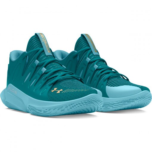 Damskie buty do koszykówki Under Armour UA Flow Breakthru 4 - turkusowe