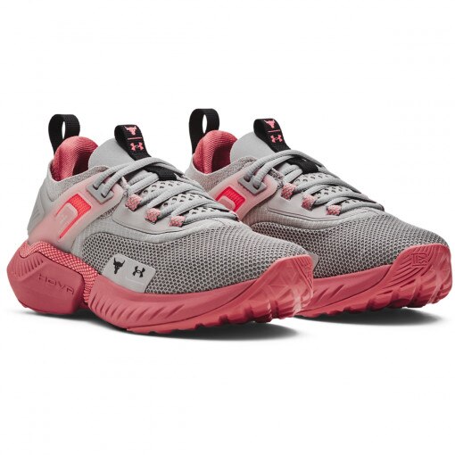 Damskie buty treningowe Under Armour UA W Project Rock 5 Home Gym - szare